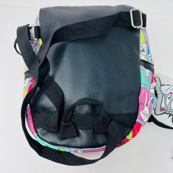 NEW! Bioworld WB Bugs Bunny Comic Strip Print Mini Backpack Wallet - Picture 4 of 8